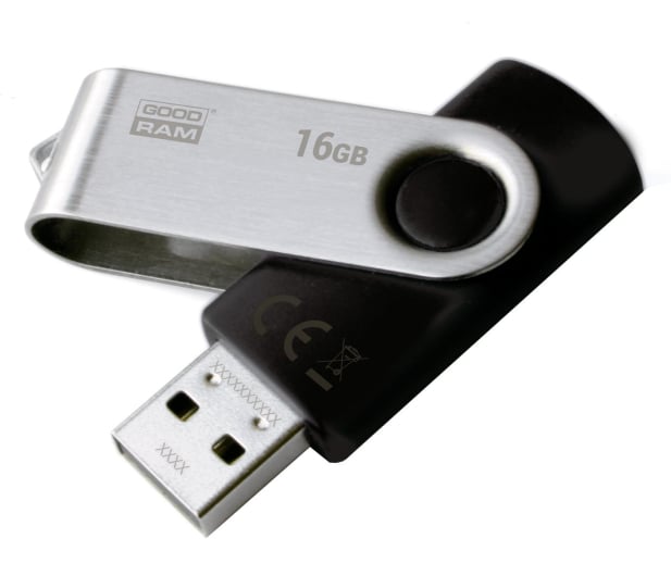GOODRAM 16GB UTS2 odczyt 20MB/s USB 2.0 czarny - 303203 - zdjęcie 2